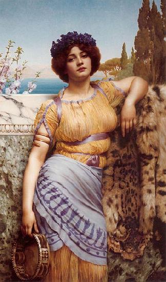 John William Godward Ionian Dancing Girl oil painting picture